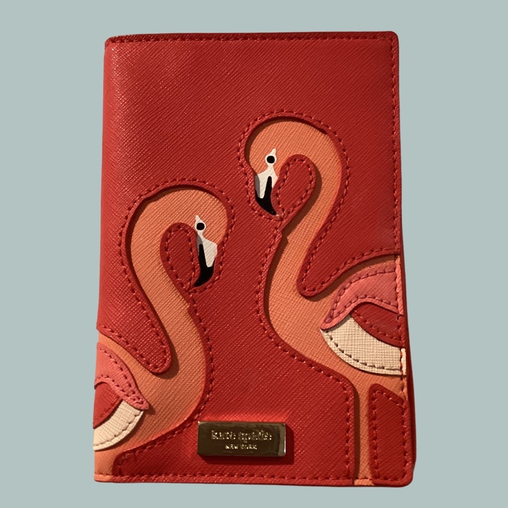 Kate Spade Flamingo Passport Holder